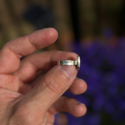 Lightning Ridge Dark Opal Ring Size 4