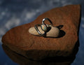 Sterling Silver Australian Opal Squiggle Ring Size 7
